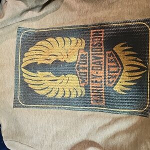 Harley-Davidson Khaki Zip-Up Hoodie